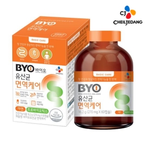 CJ BYO 유산균 면역케어 270mg 60캡슐 (1개)_이미지