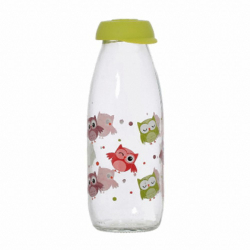 헤르빈 부엉이 유리물병 그린 250ml