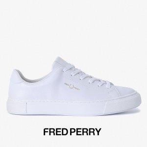 프레드페리 깔끔한 디자인의 남녀 공용 가죽 스니커즈 SFPU2335310-100 B71 Leather_이미지