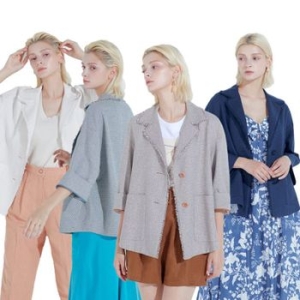 다니엘에스떼 루즈핏 프린지 트위드 자켓 35145022