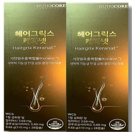 뉴트리코어 헤어그릭스 케라넷 탈모샴푸 500ml (2개)_이미지