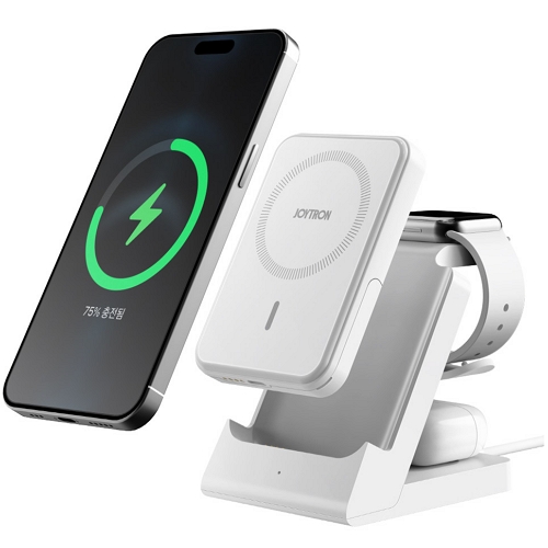 조이트론 트라이맥스 3in1 맥세이프 보조배터리 거치대 5000mAh