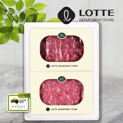 롯데백화점 도톰로스 청정3 소고기 로스구이 선물세트 600g (1개)
