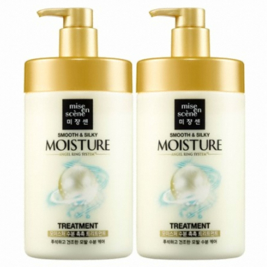 아모레퍼시픽 미쟝센 스무스 앤 실키 모이스처 트리트먼트 1000ml (2개)