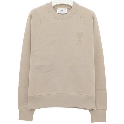 AMI 오버핏 맨투맨 E22USW002 747 (250, 베이지)_이미지