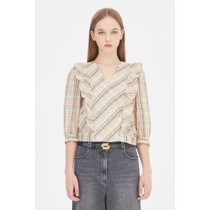시슬리 프릴 블라우스 SAWS04341