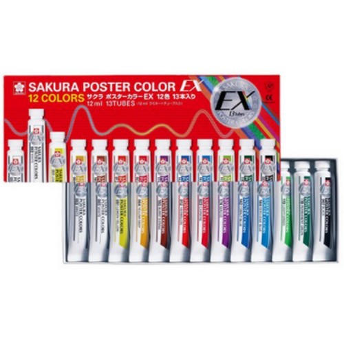 사쿠라 포스터 칼라세트 12ml (12색)_이미지