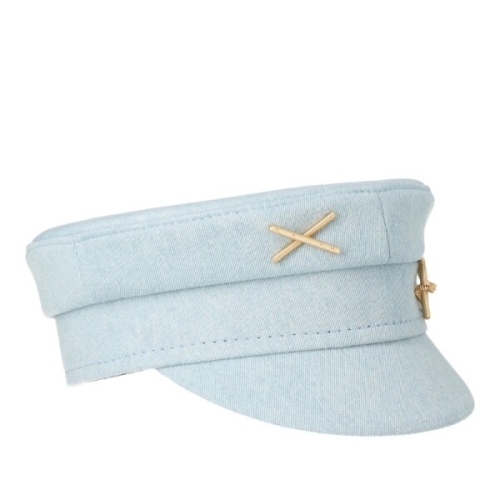 코튼 플랫 탑 숏 브림 햇 KPC075PS26 C JNS TMR