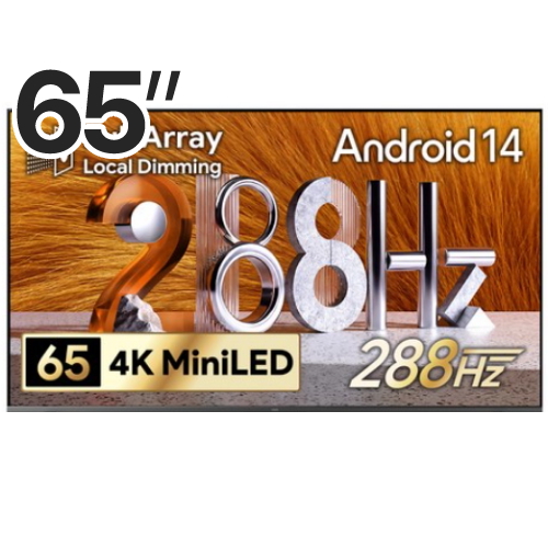 더함 치크 스마트 165cm(65인치) QD-MINILED 288Hz 돌비 AI 구글5.0 (벽걸이)_이미지