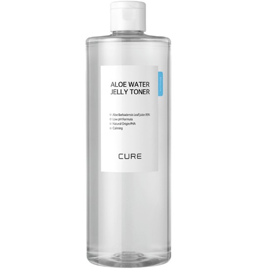 큐어 알로에 워터 젤리 토너 500ml