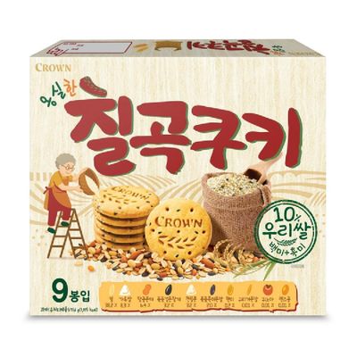 크라운제과 옹실한 칠곡쿠키 216g (9개)