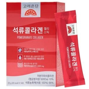 고려은단 석류콜라겐 젤리스틱 20g 14포 (5개)