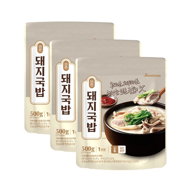 진한식품 바른 돼지국밥 500g