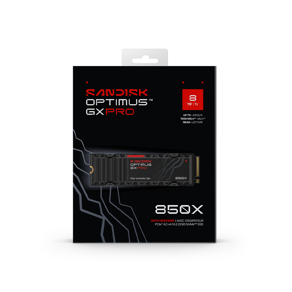 Sandisk Optimus GX PRO 850X ��Ʈ��ũ M.2 NVMe