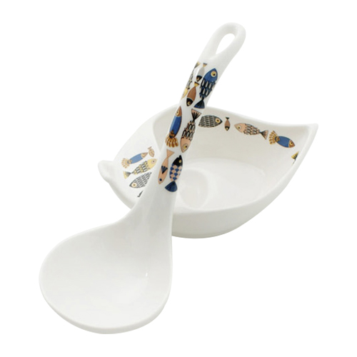 현우 블루피쉬 올도자기 국자