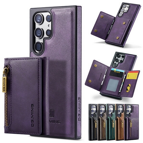 갤럭시S22 플러스 빈티지 가죽 마그네틱 탈부착 카드 지갑 케이스