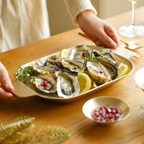 죽전도예 놋담 방짜유기 유기 팔각 직화팬 (24cm)