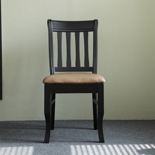 베스트리빙 데미안 웬지 원목 의자 (2개)_이미지