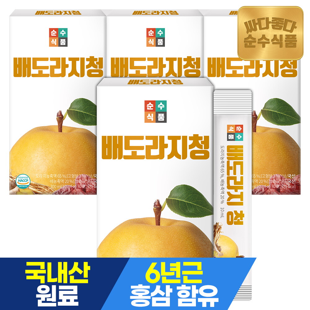 순수식품 배도라지 청 30개입 (4개)_이미지