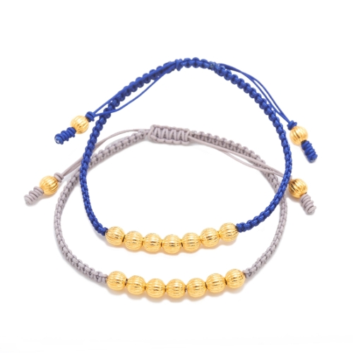 순금 팔찌 매듭 끈 구슬 호박 볼 3.75g