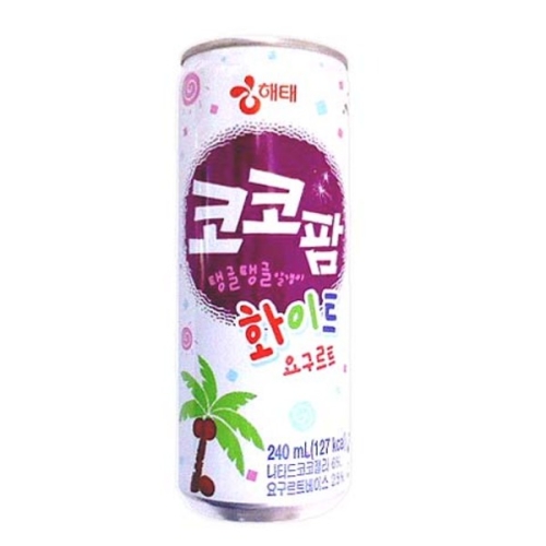 해태음료 코코팜 화이트 요구르트 240ml (1개)