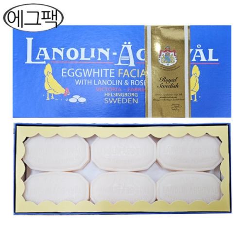 빅토리아스칸디나비아솝 오리지날 스웨덴 에그팩 50g (6개)_이미지