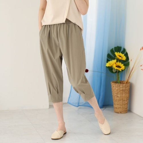 웬디즈갤러리 다트 7부 쿨 배기바지 /여성 여름 데일리 RPT156