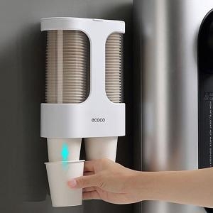 테이크아웃 원터치 2구 종이컵 디스펜서