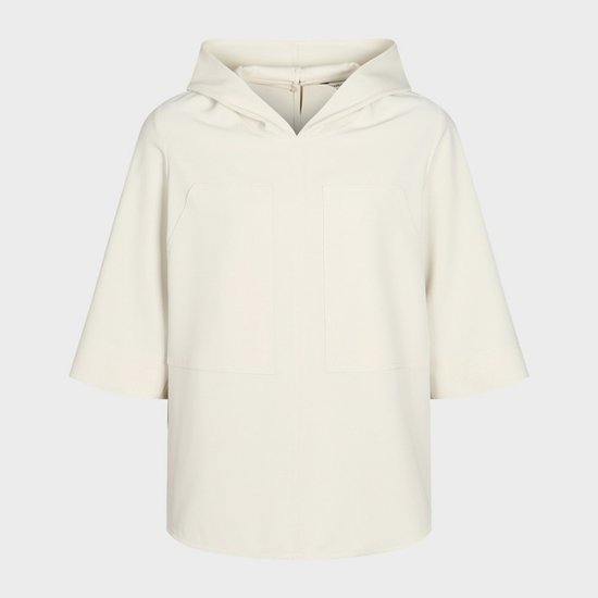 캐리스노트 후드 반팔 블라우스 CN4MBL405IV_이미지