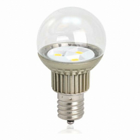 씨티오 LED E17 투명 미니 크립톤전구 주광색 4.5W (1개)_이미지