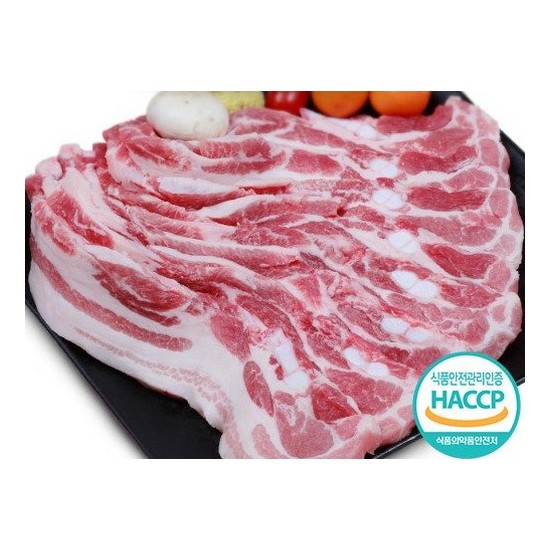 해밀농장 함초를 먹여 키운 한돈 삼겹살 구이용 1kg (1개)_이미지