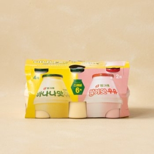 빙그레 바나나맛 우유 스페셜 240ml (6개)