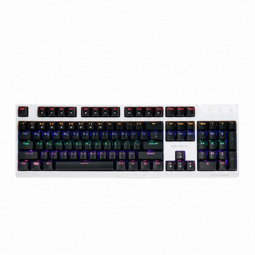 CJ ENM ENTUS K400G BATTLE CJ 광축 게이밍 (화이트, 클릭)_이미지