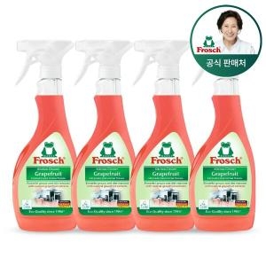 프로쉬 독일 다목적 자몽 기름때 주방청소 클리너 500ml 4개_이미지