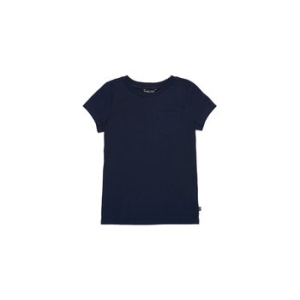 비비 키즈 여아 포켓 크루넥 코튼 티셔츠 네이비 NPKG2694QDF