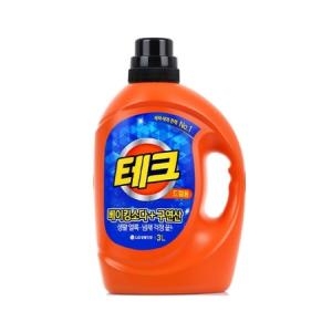 LG생활건강 테크 베이킹소다+구연산 드럼용 3L (4개)