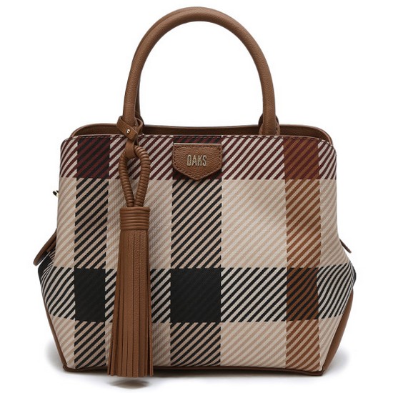 닥스 빅하우스체크 토트백 M DCBA4E682W2_이미지