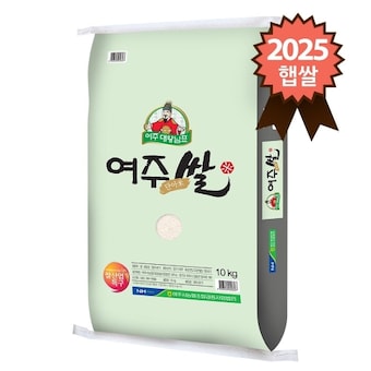<b>여주</b> 대왕님표 2025 <b>여주</b><b>쌀</b> 단아미 특등급 <b>10kg</b>