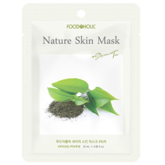 푸드어홀릭 네이처스킨 녹차 마스크 (1매)_이미지