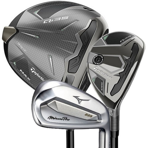 테일러메이드 Qi35 MAX / 미즈노 프로 223 조합 풀세트 (9개 경량스틸 병행)_이미지