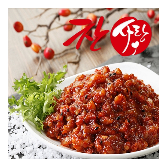 나래식품 비빔 오징어젓 300g (1개)_이미지