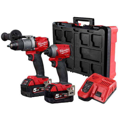 밀워키  M18 FPP2A2 충전 콤보세트 (5.0Ah, 배터리 2개)