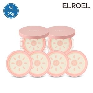 엘로엘 핑크 톤업 선쿠션 25g (본품2개+리필4개)_이미지