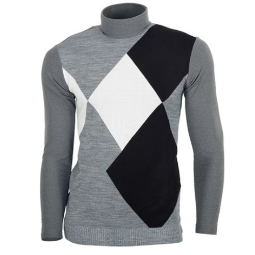 페라어스 아가일 폴라 니트 티셔츠 CTMP2080R8