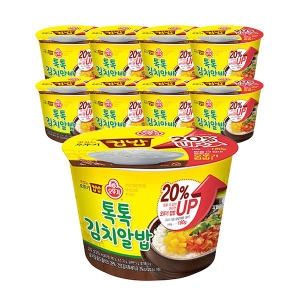 오뚜기 컵밥 톡톡 김치알밥 222g (9개)