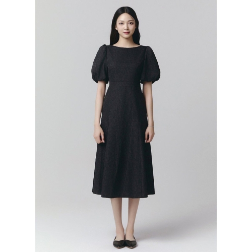 볼륨 슬리브 원피스 I9WOP900 하객룩 데이트룩