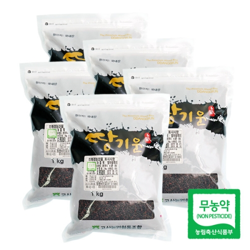 고산농협 친환경 땅기운 발아흑미 1kg (5개)_이미지