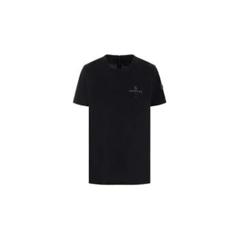 몽클레르 로고 디테일 크루넥 티셔츠 J10938C0000189AE8 999 T