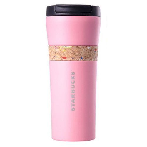SS 코르크 밴드 핑크 텀블러 473ml