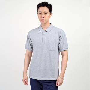  파파브로 단색 심플베이직 카라티_LM KAH YL [그레이]